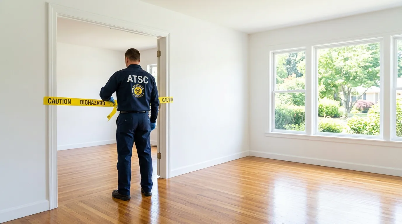 Certified biohazard cleanup crew performing Crime Scene Cleanup in Grandview Heights