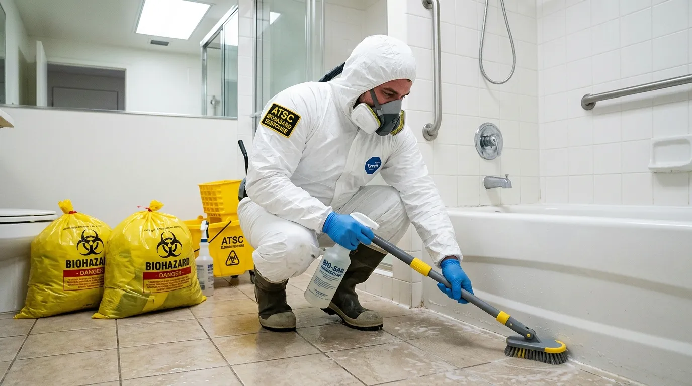Decontamination equipment deployed for Blood Cleanup in Grandview Heights
